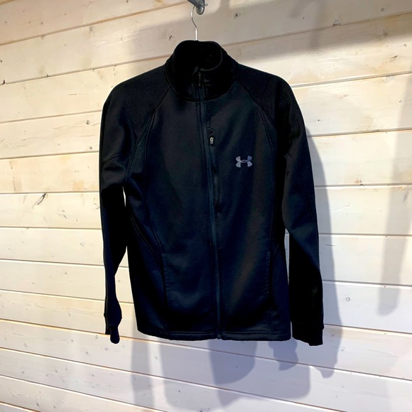 Under Armour Tops - Under Armour Black Zip Up Sweater